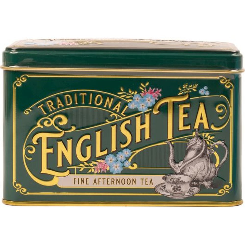 Vintage Victorian Tin 40 English A/N T-Bags 80g