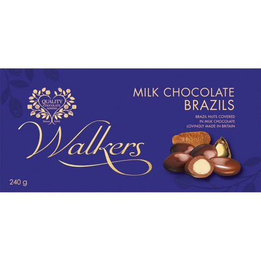 Walkers Milk Chocolate Brazil Nuts 240g