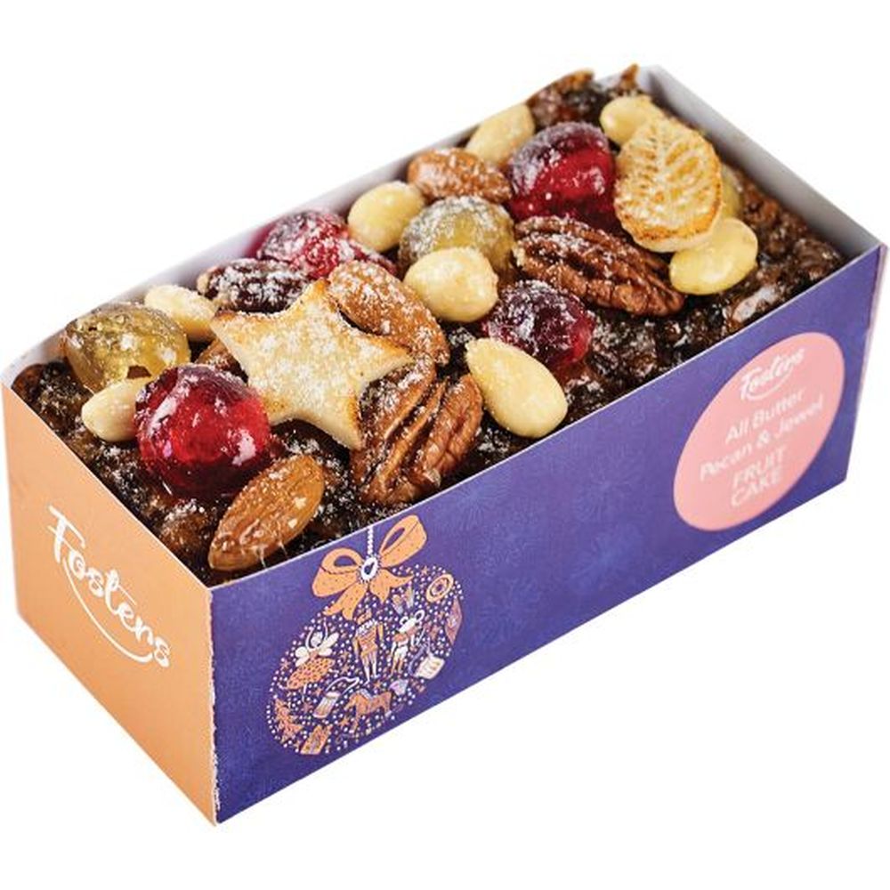 Fosters All Butter Pecan & Jewel Fruit Slab Cake