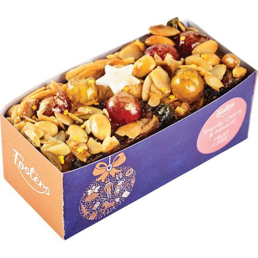 Fosters Brandy, Cherry & Almond Fruit Cake 350g