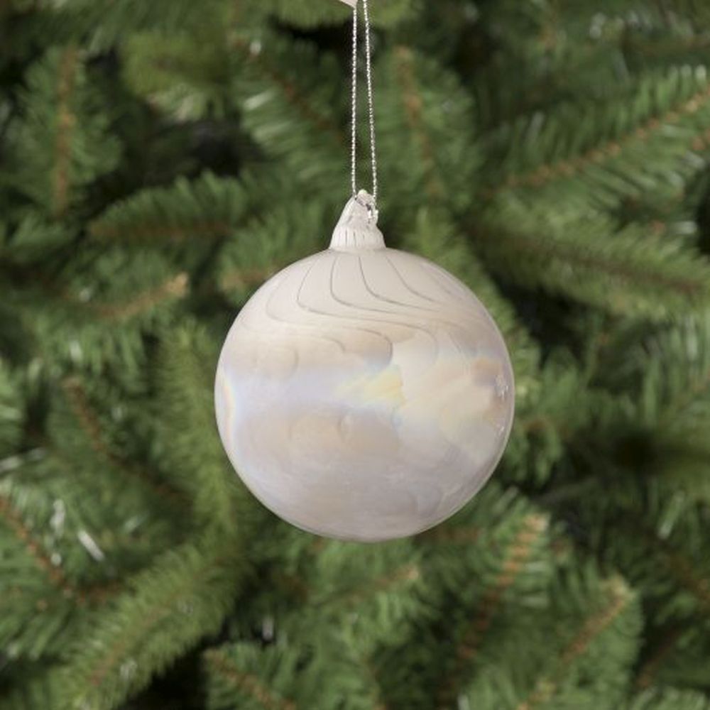 8cm glass pearl ball