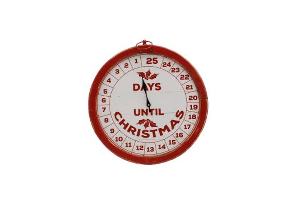 36cm clock countdown advent