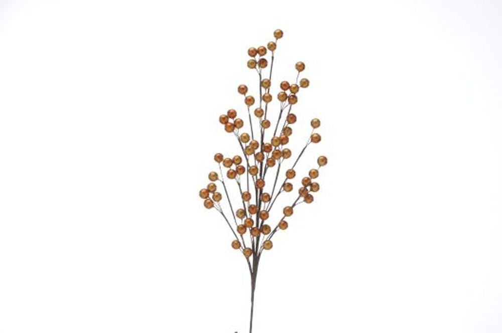 56cm copper berry spray