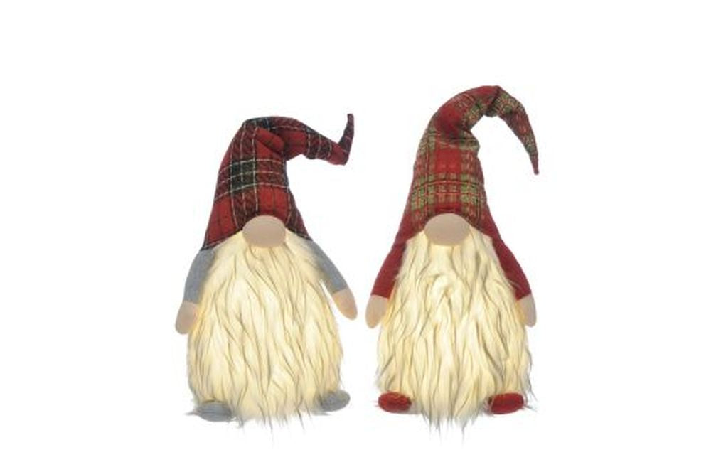 40cm bo lit sitting tartan gonks