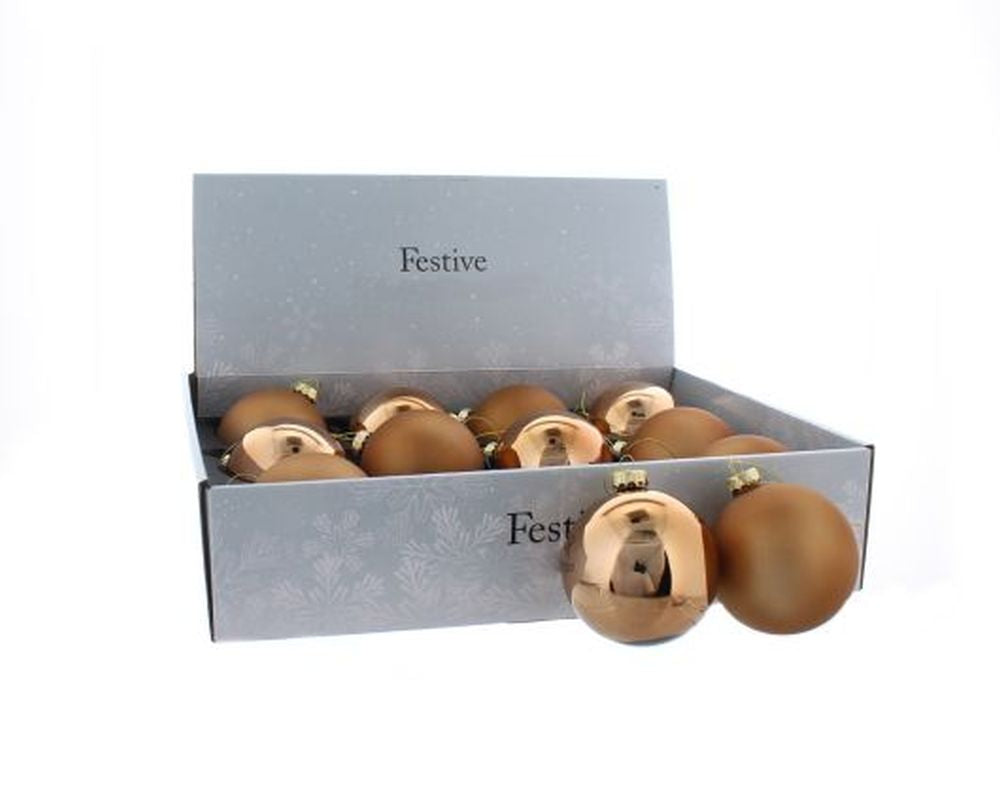 8cm copper glass balls
