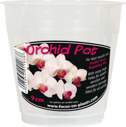 Orchid Clear Pot 9cm
