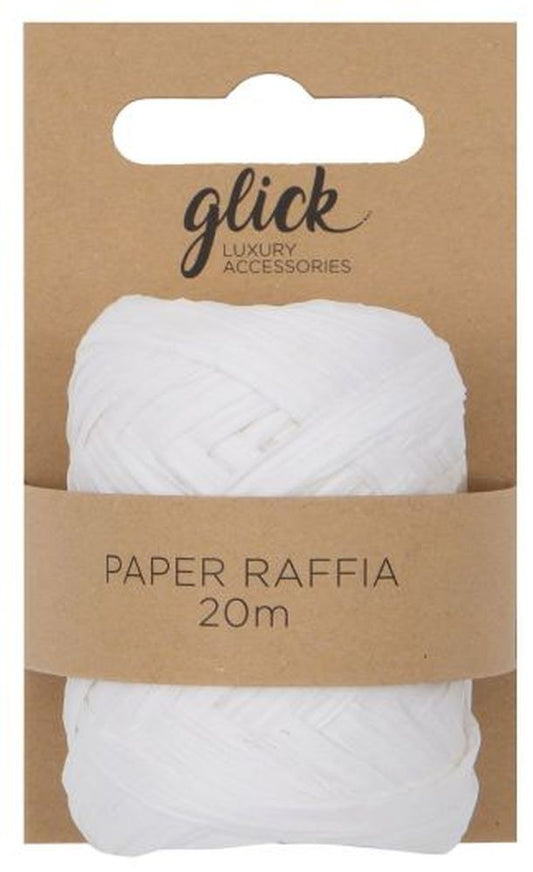 PAPER RAFFIA 20M WHITE