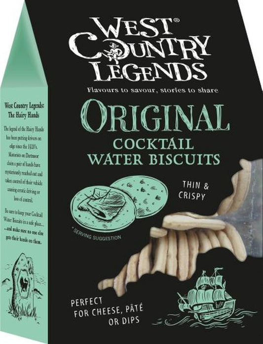 WEST COUNTRY LEGENDS Original Cocktail Water Biscuits 100g