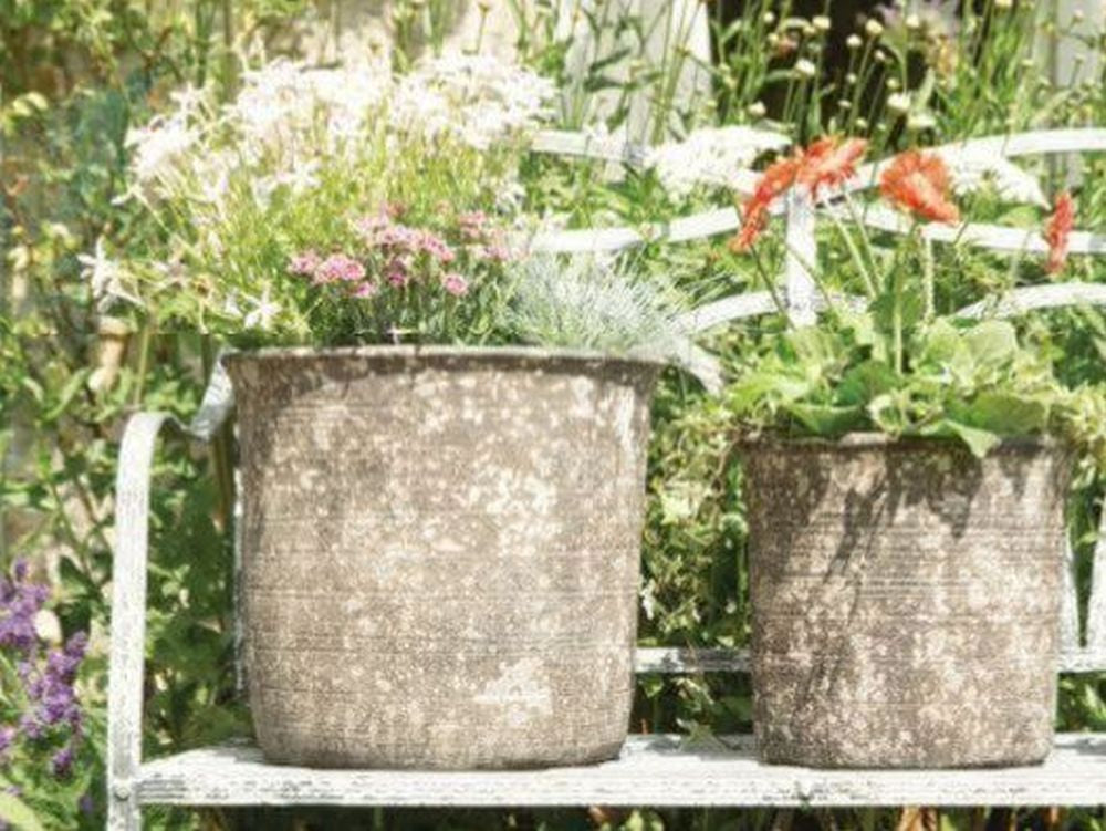 Weathered Round Pot 45cm