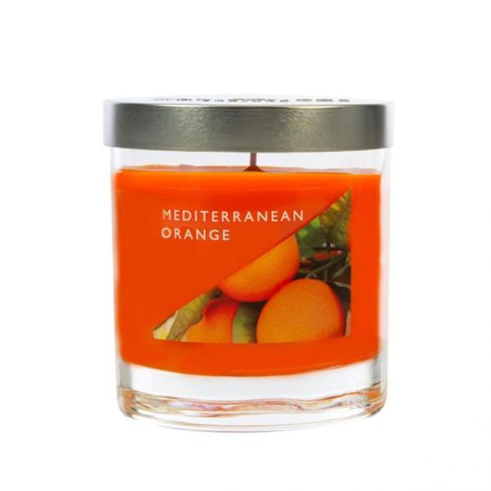 MEDIUM WAX FILL MEDITERRANEAN ORANGE