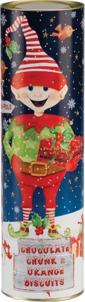 FARMHOUSE Elf Tube - Mini Choc Chunk & Orange Bisc 200g