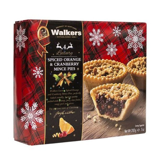 Walkers Spiced Orange & Cranberry Mince Pies