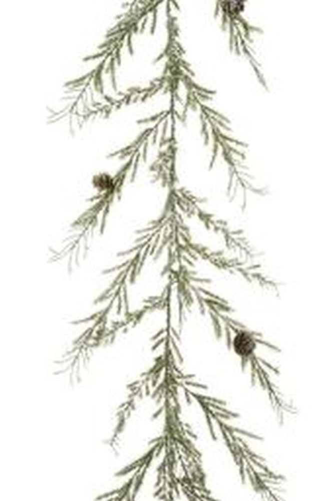 Iced Angel Pine Garland 180