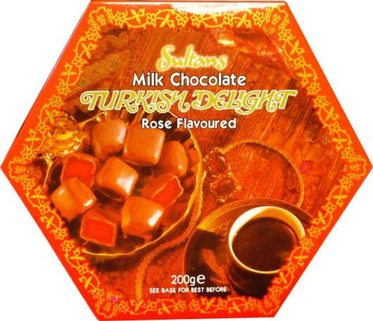SULTANS Milk Chocolate Rose Turkish Delight 200g
