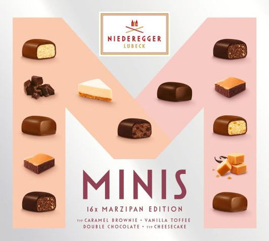 NIEDEREGGER 16 Minis Marzipan Edition 112g