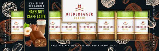 NIEDEREGGER Mini Marzipan Loaves - Hazelnut Caffe Latte 100g