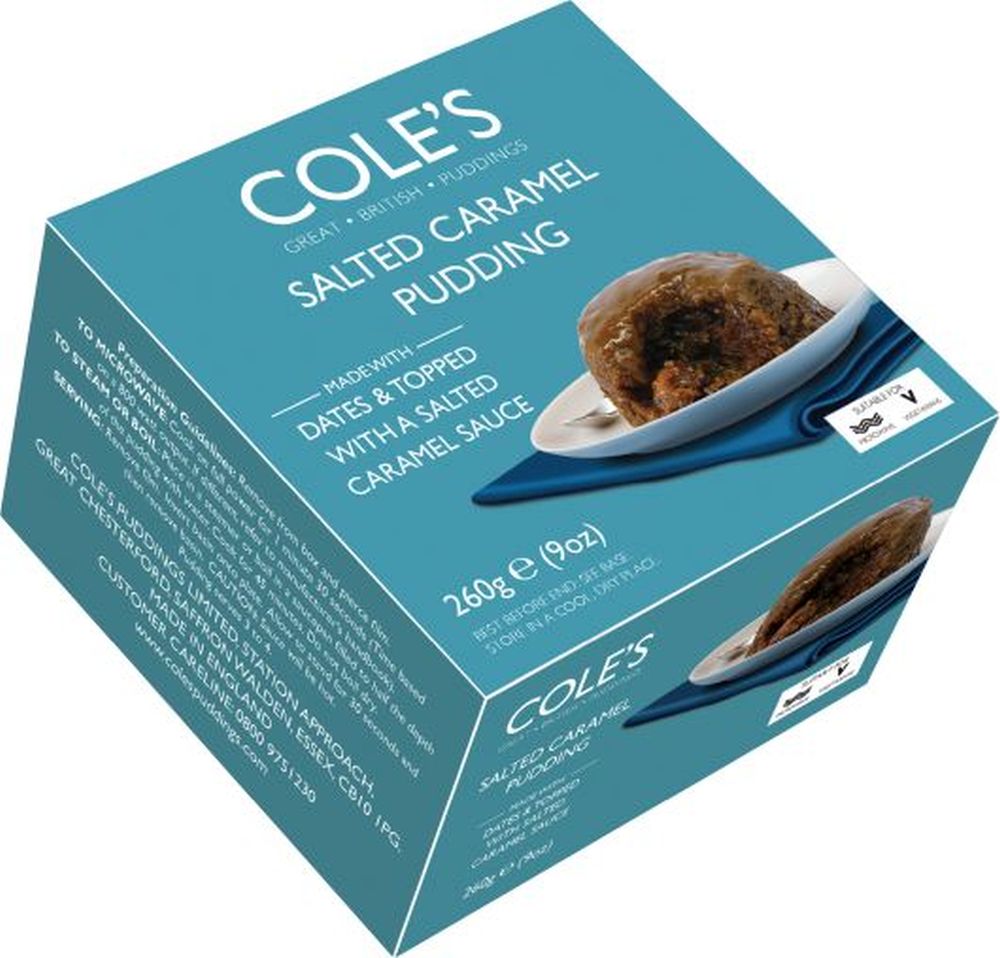 Cole's Puddings Salted Caramel Steamed Pudding 260g