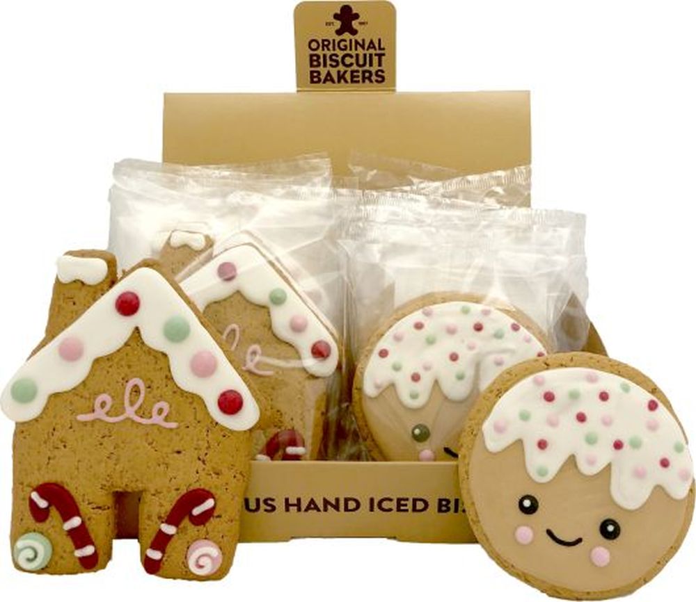 ORIGINAL BISCUIT BAKERS Gingerbread House & Man 40g/50g