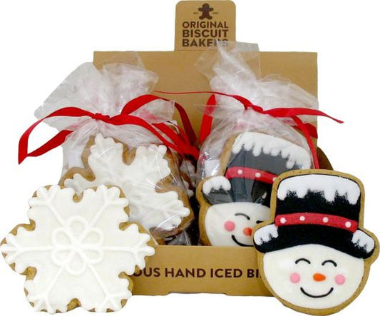 ORIGINAL BISCUIT BAKERS Snowman & Snowflake Gingerbread 60g