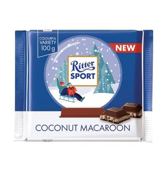 RITTER SPORT Winter Edition - Coconut Macaroon Bar 100g