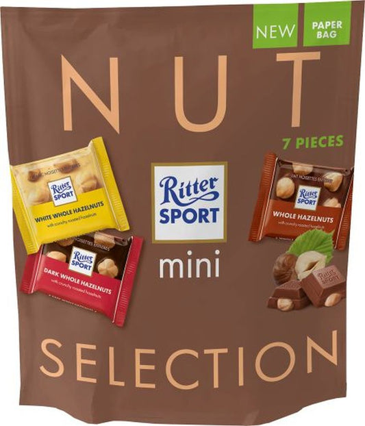 RITTER SPORT Nut Mini Selection - Pouch 116g