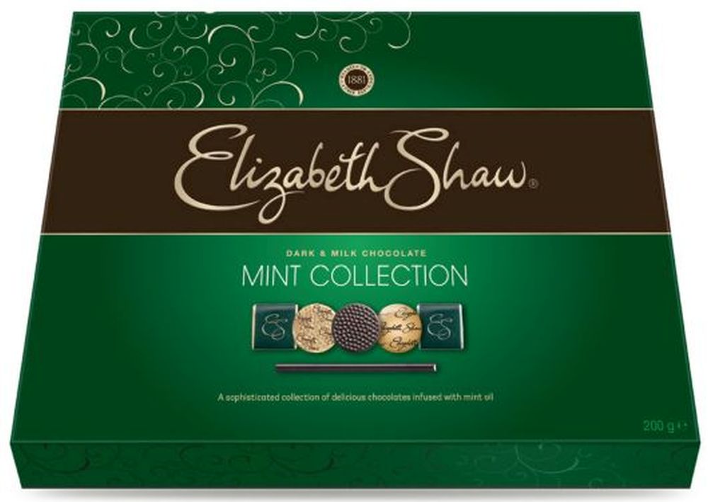 ELIZABETH SHAW Mint Collection Dark & Milk Chocolates 200g