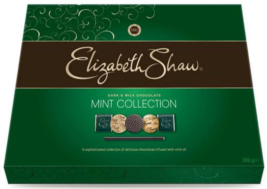 ELIZABETH SHAW Mint Collection Dark & Milk Chocolates 200g