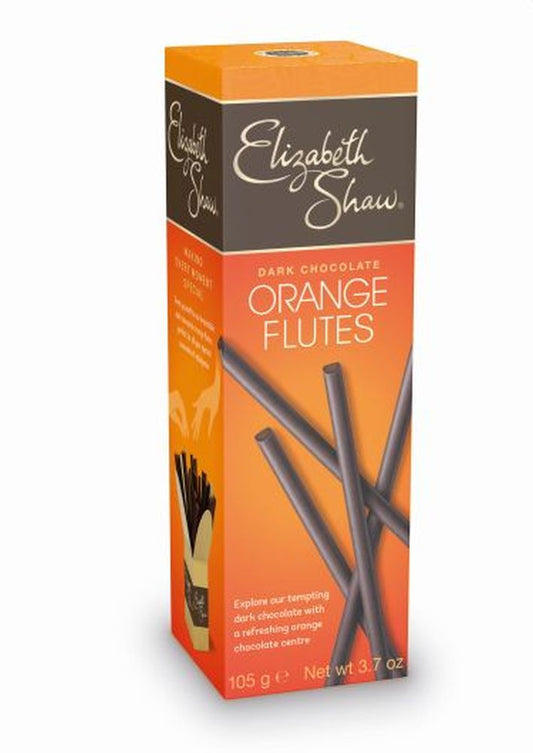 ELIZABETH SHAW Orange Flutes - Dark Chocolates 105g