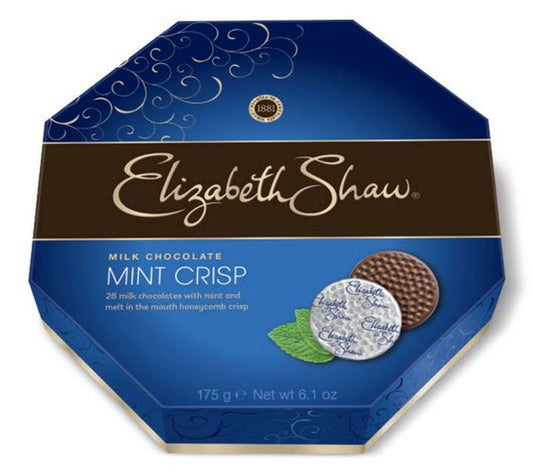 ELIZABETH SHAW Milk Chocolate Mint Crisp 175g
