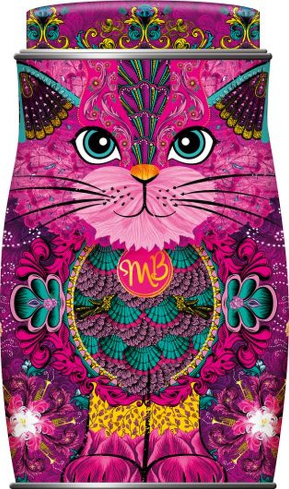 MONTY BOJANGLES Choccy Scoffy Truffles Pink Cat Tin 135g