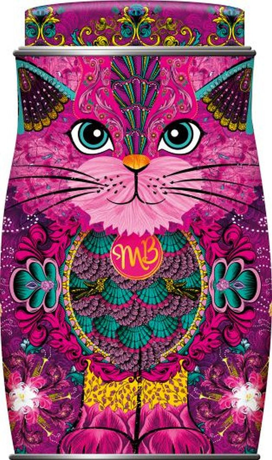 MONTY BOJANGLES Choccy Scoffy Truffles Pink Cat Tin 135g
