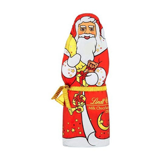 LINDT Milk Chocolate Santa 125g