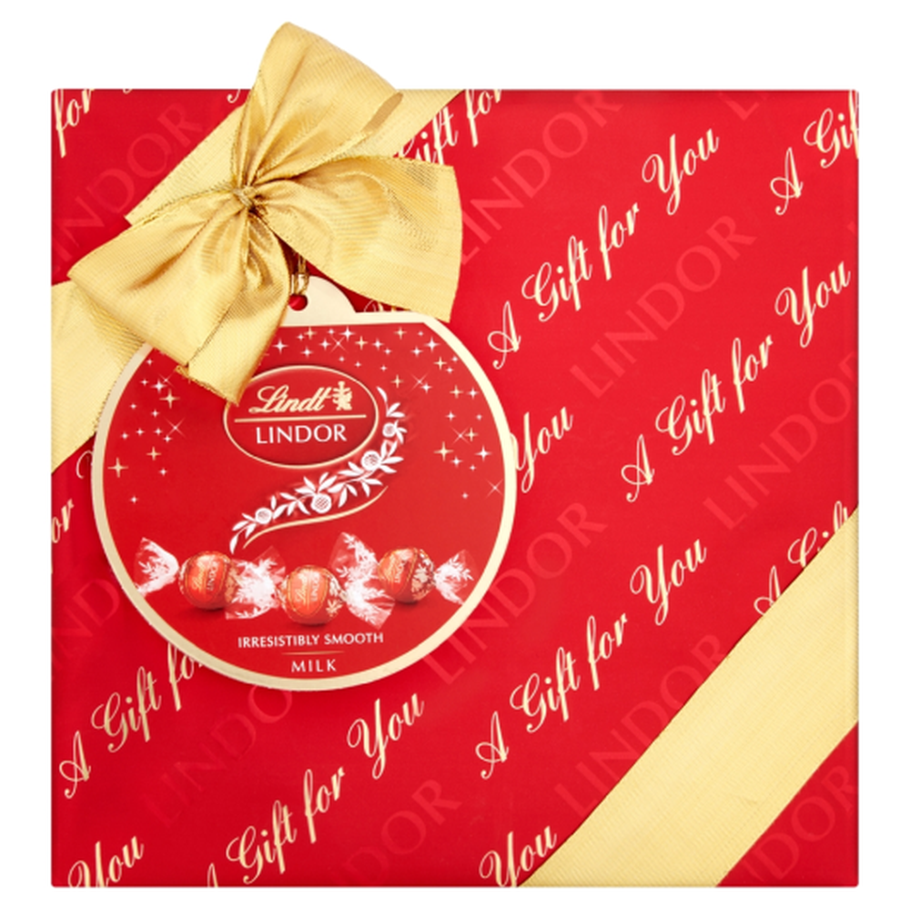 Lindt Lindor Milk Gift Wrap Box 287g