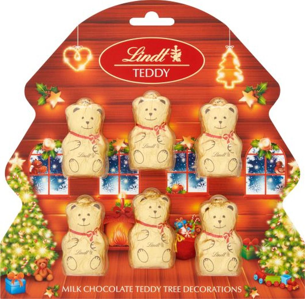 LINDT Bear Tree Decorations 60g