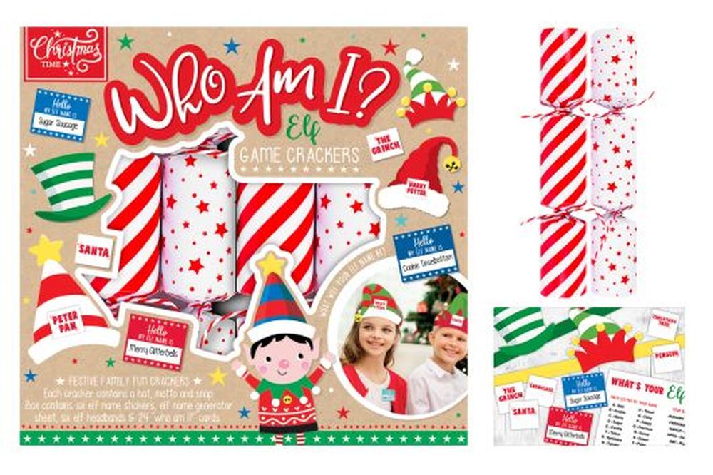 6 WHO OR WHAT AM I? GAME 9" CRACKERS