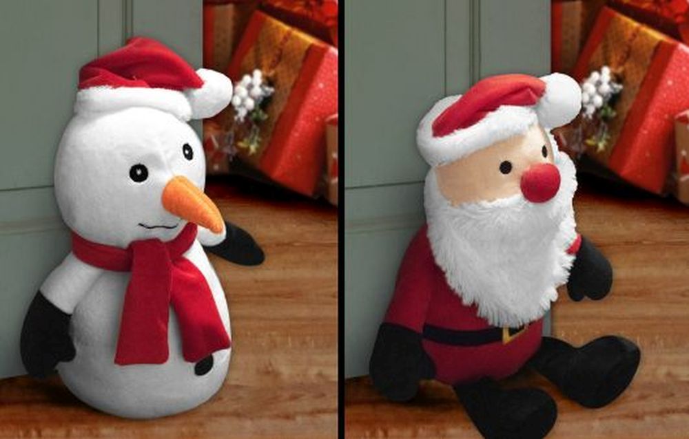 DOOR STOP SANTA & SNOWMAN - ASSORTED