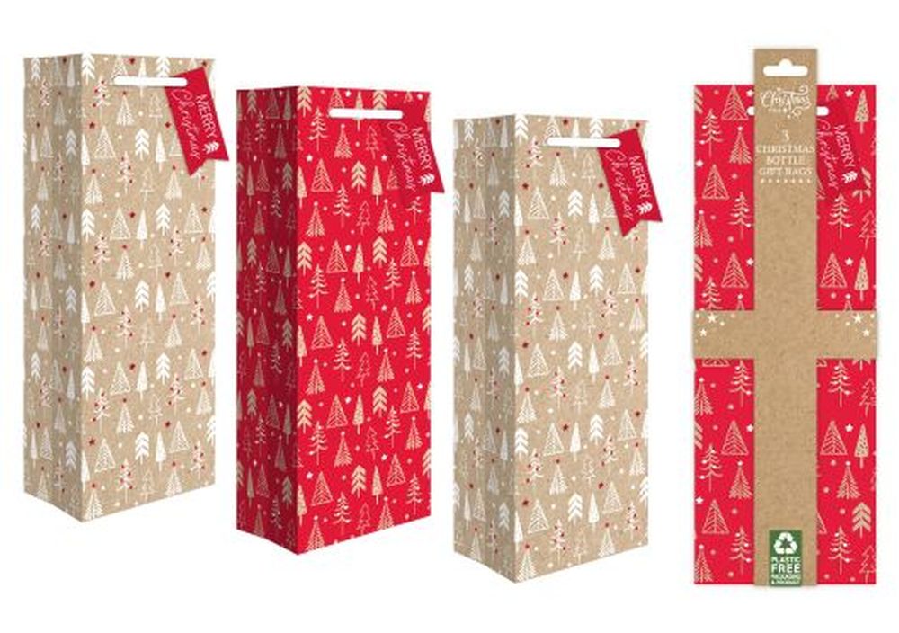 ECO TREE BOTTLE BAGS PACK OF 3