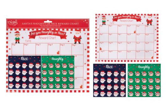 SANTA'S NAUGHTY OR NICE CHART