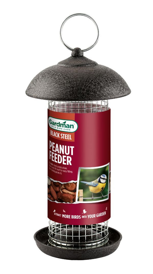 GM Black Steel Peanut Feeder