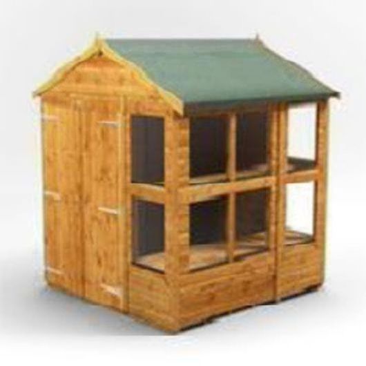 18x6 Power Apex Potting Shed