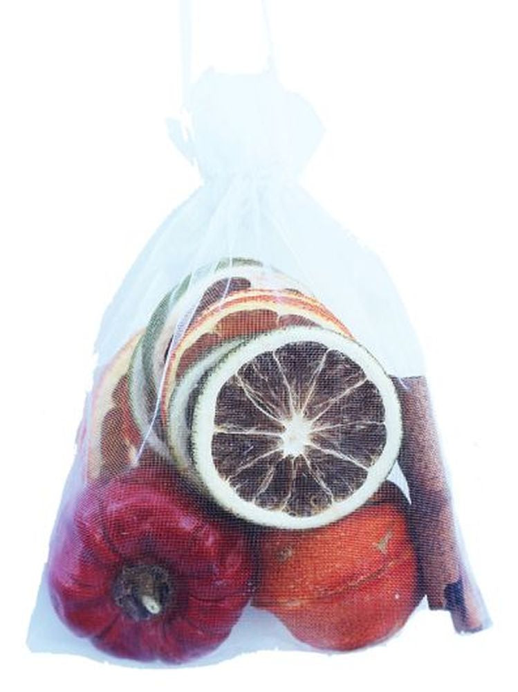 Fruit Organza Bag - White